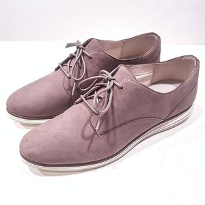 Cole Haan Original Grand Plain Oxford Women's Size 10B Lace Up Shoes Rose Mauve